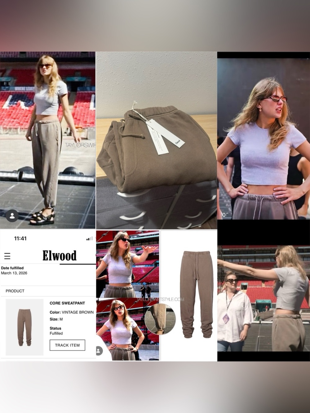 Taylor Swift Elwood Core Sweatpant Size Medium